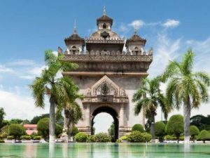 Patuxay Monument in vientiane laos