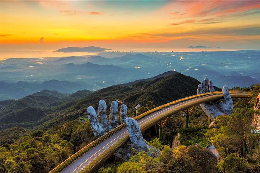 Golden Bridge in Danang - Vietnam vacation package
